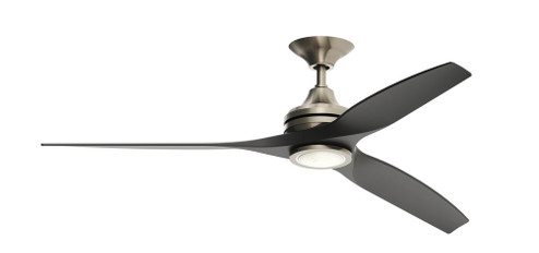 Spitfire Indoor/Outdoor Ceiling Fan AC Motor- Brushed Nickel (90|MA6721BBN)