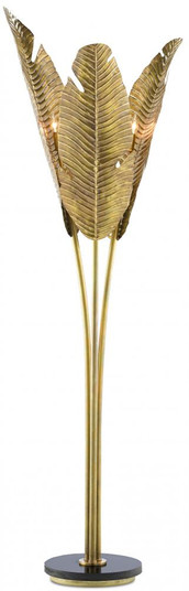 Tropical Large Brass Floor Lamp (92|8000-0071)