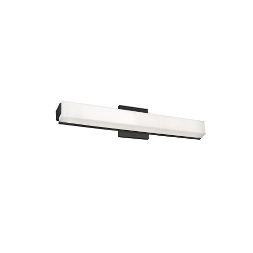 Latitude 25-in Black Damp-Rated Dimmable LED Vanity Light (461|VL47225-BK)