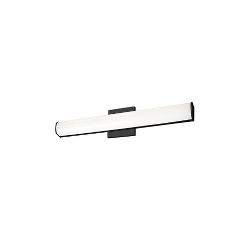 Longitude 20-in Black Damp-Rated Dimmable LED Vanity Light (461|VL61220-BK)