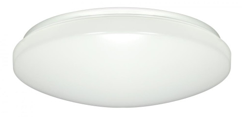 14''- LED Flush with White Acrylic Lens - White Finish - with Occupancy Sensor - 120-277V (81|62/797)