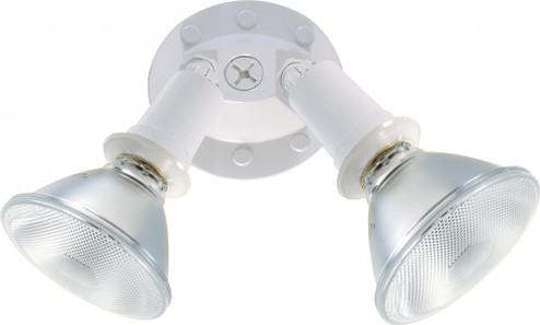 2 Light - 10'' Flood Light- PAR38 with Adjustable Swivel - White Finish (81|SF76/522)
