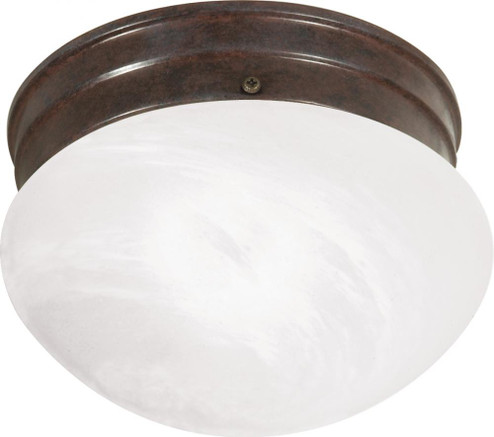 1 Light - 8'' - Flush with Alabaster Glass - Old Bronze Finish (81|SF76/670)