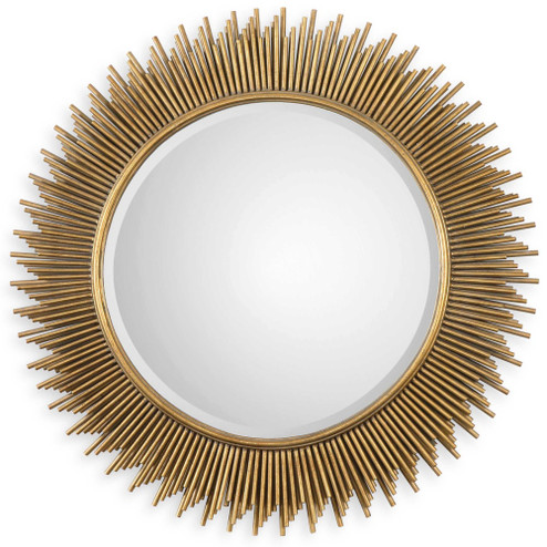 Uttermost Marlo Round Gold Mirror (85|08137)