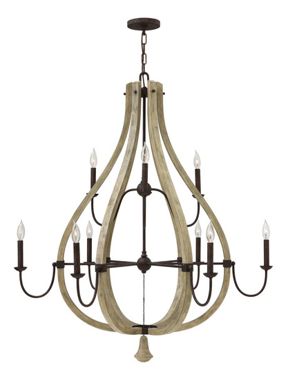 Large Open Frame Two Tier Chandelier (88|FR40578IRR)