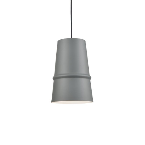 Castor 8-in Gray 1 Light Pendant (461|492208-GY)