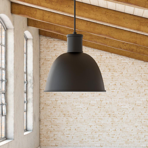 Irving 22-in Black 1 Light Socket Pendant (461|493522-BK)