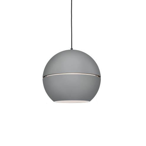Lucas 16-in Gray 1 Light Pendant (461|494016-GY)