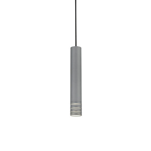 Milca 15-in Gray 1 Light Socket Pendant (461|494502L-GY)