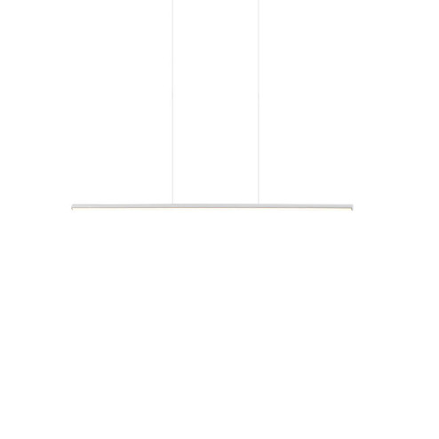 Chute 35-in White LED Linear Pendant (461|LP14935-WH)