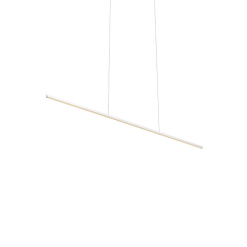 Vega Minor 48-in White LED Linear Pendant (461|LP18248-WH)