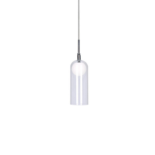 Stylo 4-in Chrome LED Pendant (461|PD19804-CH)