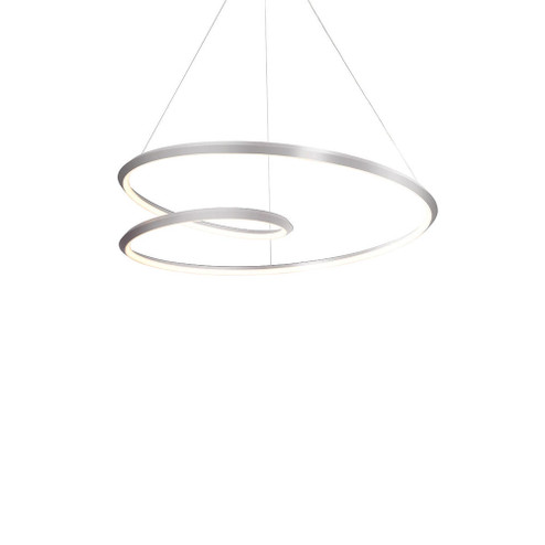 Ampersand 32-in Brushed Nickel LED Pendant (461|PD22332-BN)