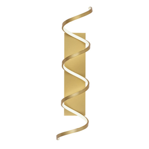 Synergy 36-in Antique Brass Dimmable LED Wall Sconce (461|WS93736-AN)
