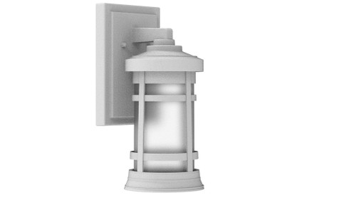Resilience 1 Light Small Outdoor Wall Lantern in Textured White (20|ZA2304-TW)