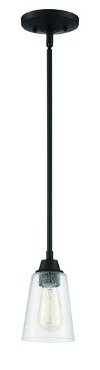 Grace 1 Light Mini Pendant in Espresso (Clear Seeded Glass) (20|41991-ESP-CS)