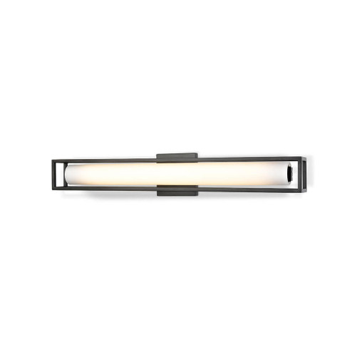 Lochwood 27-in Black Dimmable LED Wall Sconce (461|WS83427-BK)