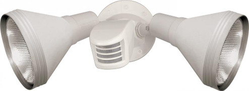 2 Light - 14'' Flood Light- PAR38 with Adjustable Swivel and Motion Sensor - White Finish (81|SF76/530)
