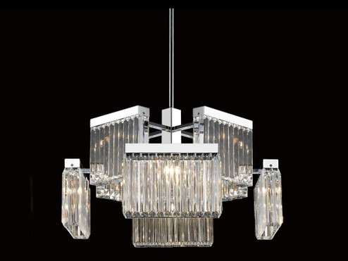 Broadway 17'' Crystal Chandelier in Polished Nickel (4450|HF4008-PN)