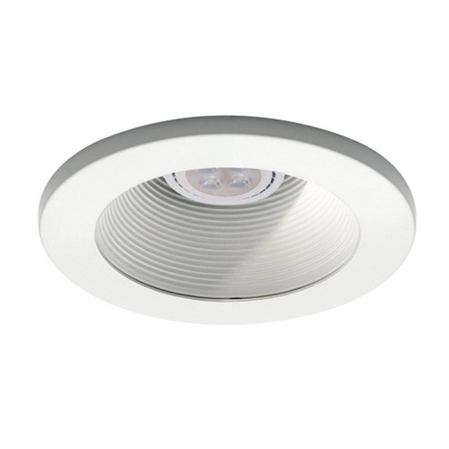 4IN LED DIECAST STEP BAFFLE DOWNLIGHT (16|HR-D411LED-WT/WT)