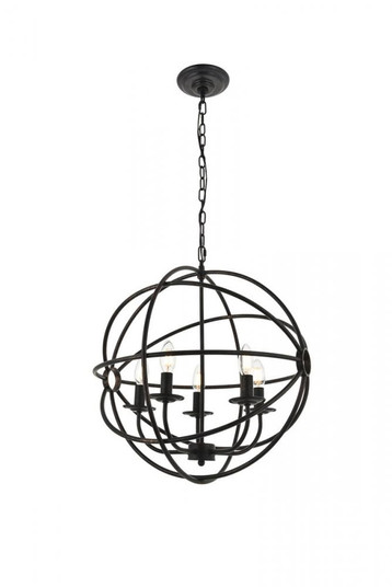 Octavia 5 light dark brown Pendant (758|LD4006D20DB)