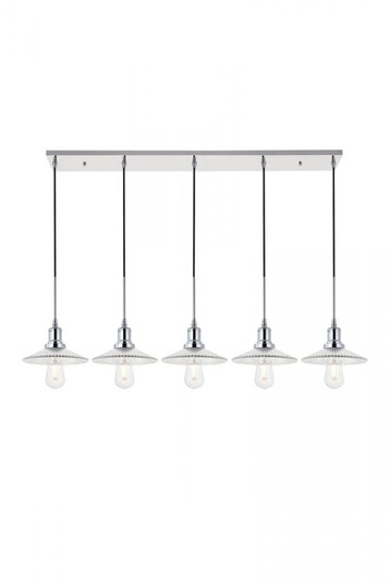 Waltz 5 light chrome Pendant (758|LD4040D48C)