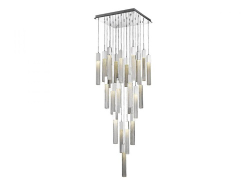 Boa  25 Light Multi Pendant in Polished Chrome with Studded Glass (4450|HF1904-25-BOA-CH)