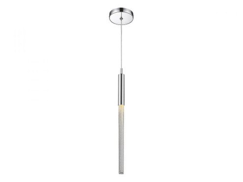 Main Street  1 Light  Studded Glass Pendant in Polished Nickel (4450|HF2020-BOA-PN)