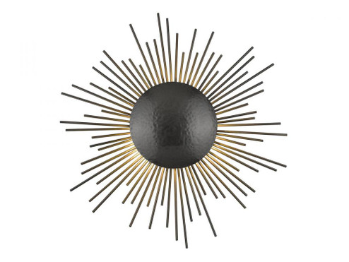 Marquee 22'' Wall Sconce in Hammered Dark Bronze convertible to Flush Mount (4450|HF5099-HDBZ)