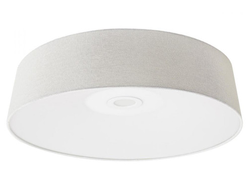 Cermack St. 16'' Round Flush Mount with Ivory Linen Finish (4450|HF9201-IVY)