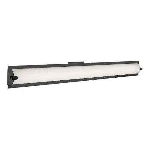 Lighthouse 38-in Black Damp-Rated Dimmable LED Vanity Light (461|601002BK-LED)