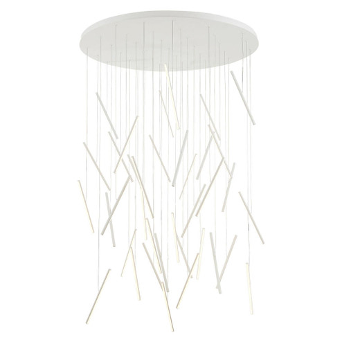Chute 50-in White LED Multi Pendant (461|MP14850-WH)