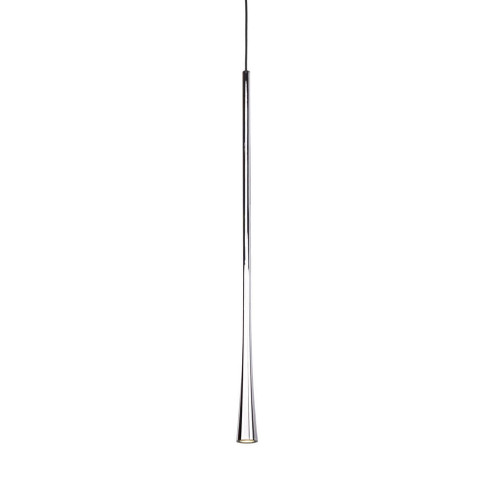 Taper 24-in Chrome Dimmable LED Pendant (461|PD15824-CH)