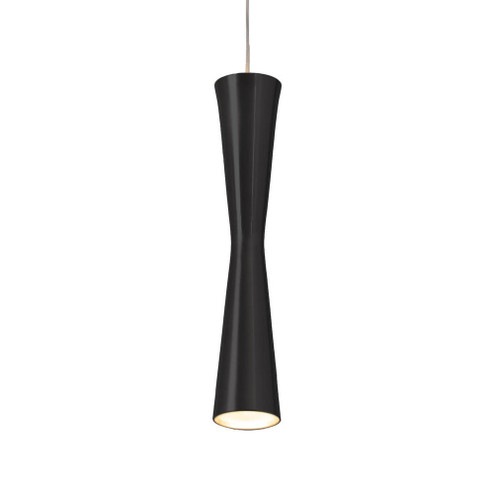 Robson 12-in Black Dimmable LED Pendant (461|PD42502-BK)
