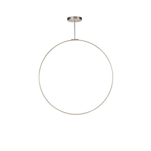 Cirque 48-in Brushed Nickel Dimmable LED Pendant (461|PD82548-BN)