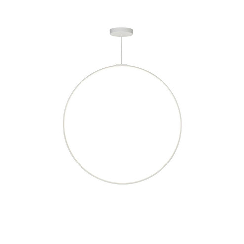Cirque 48-in White Dimmable LED Pendant (461|PD82548-WH)