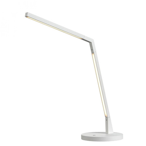 Miter 17-in White LED Table Lamp (461|TL25517-WH)