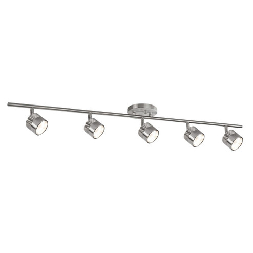 Lyra 36-in Brushed Nickel 5 Head Dimmable LED Track Lights (461|TR10036-BN)