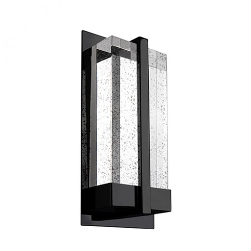 Gable 12-in Black LED Wall Sconce (461|WS2812-BK)