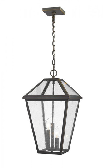 3 Light Outdoor Chain Mount Ceiling Fixture (276|579CHXL-ORB)