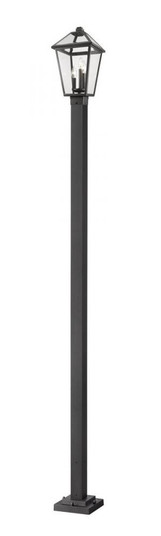 3 Light Outdoor Post Mounted Fixture (276|579PHBS-536P-BK)