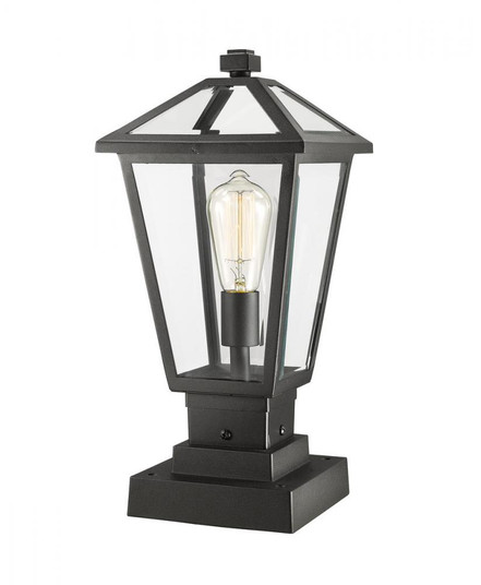 1 Light Outdoor Pier Mounted Fixture (276|579PHMS-SQPM-BK)