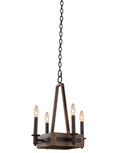 Duluth 4 Light Square Chandelier (133|508970SZ)