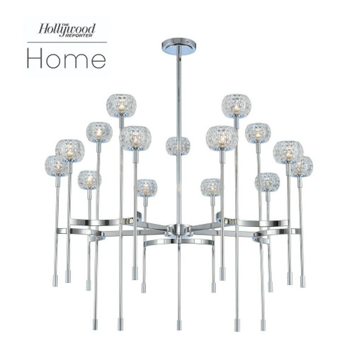 Mae (10 + 5) Light 2 Tier Chandelier (133|511675CH)