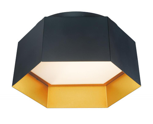 Honeycomb-Flush Mount (19|30330BKGLD)