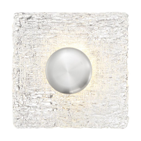 Riverbed -LED Flush - with Woven Glass - Polished Nickel Finish (81|62/1491)