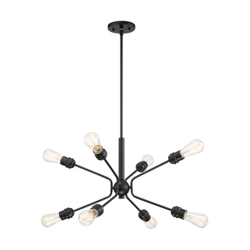 Faraday - 8 Light Pendant - Black Finish (81|60/6915)