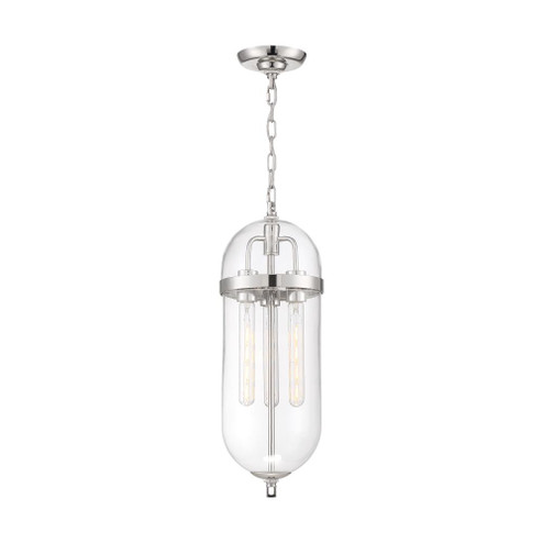 Fathom - 3 Light Pendant - with Clear Glass - Polished Nickel (81|60/6933)