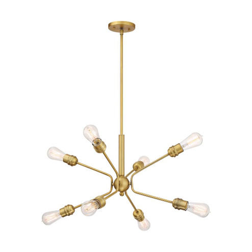 Faraday - 8 Light Pendant -Brushed Brass Finish (81|60/6925)