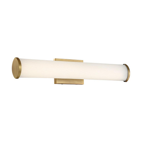 Lena - 24'' LED Vanity - with Striped Acrylic Lens - Brushed Brass Finish (81|62/1592)